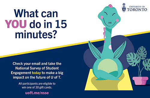 U of T poster for NSSE: what can you do in 15 minutes