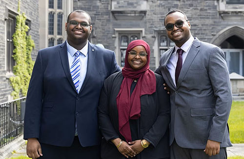 Siblings Rayan, Mouaid and Mogtaba Alim