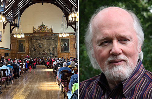 Divinity Convocation and honoree John Franklin