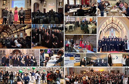 Collection of end of year events April 2025 at Trinity