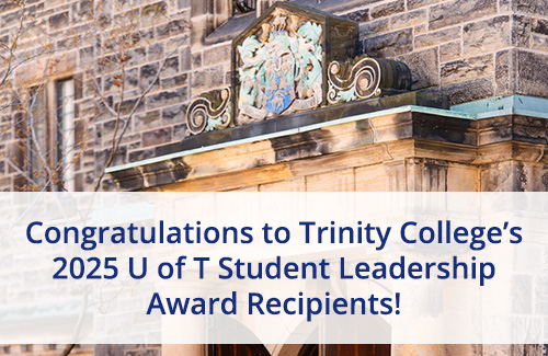 Congratulation to Trinity's 2025 UTSLA recipients