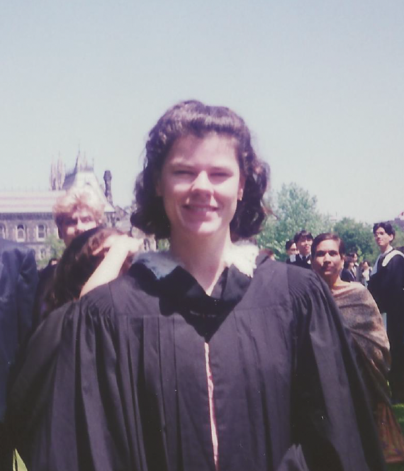 Alison Baker at Convocation 1995
