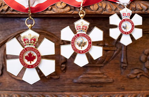 Order of Canada medals