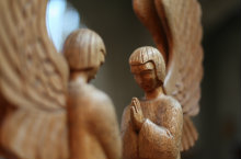 Angels wood carvings from the Trinity Chapel
