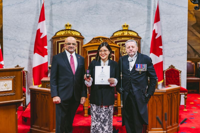 Anita Li Receives King Charles III Coronation Medal 2025