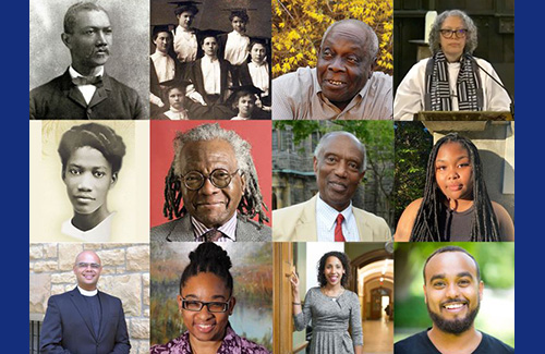 Images of members of the Trinity community for Black History Month