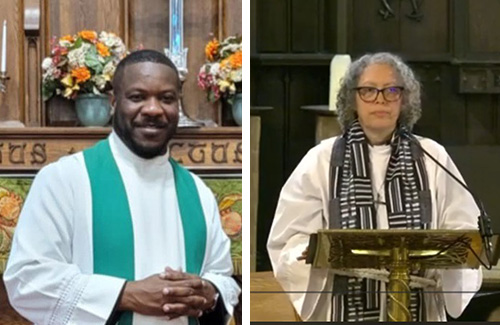 Alvardo Adderley and Paige Souter