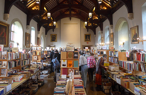Book Sale in Seeley Hall
