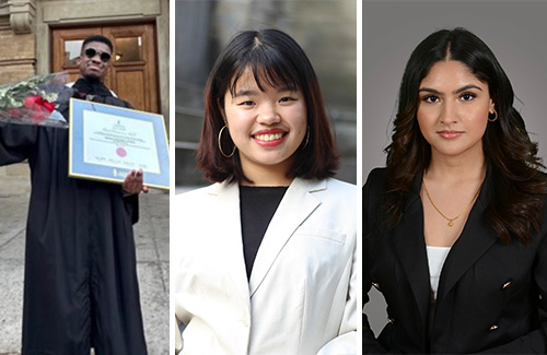 CRPE graduates: Dummie Abdul, Yannie Mork, Dashreen Sanghera