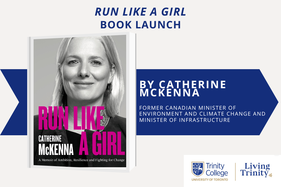 Book titled "Run Like A Girl by Catherine McKenna"