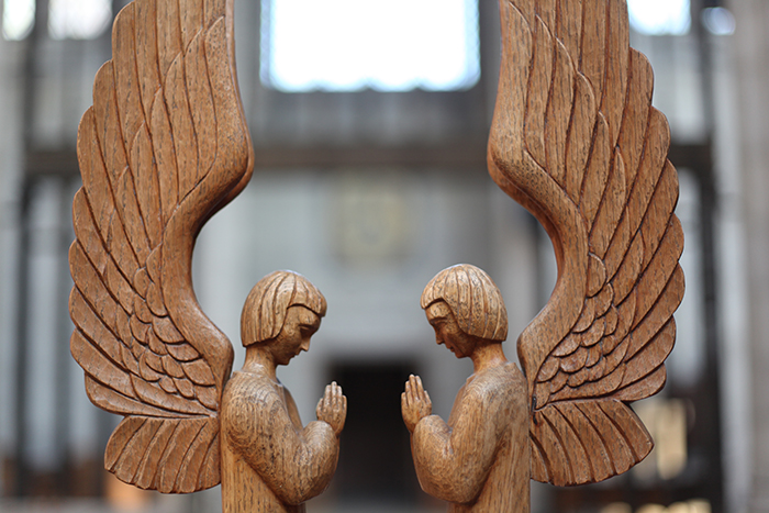 Angel Wood Carvings in the Trinity Chapel