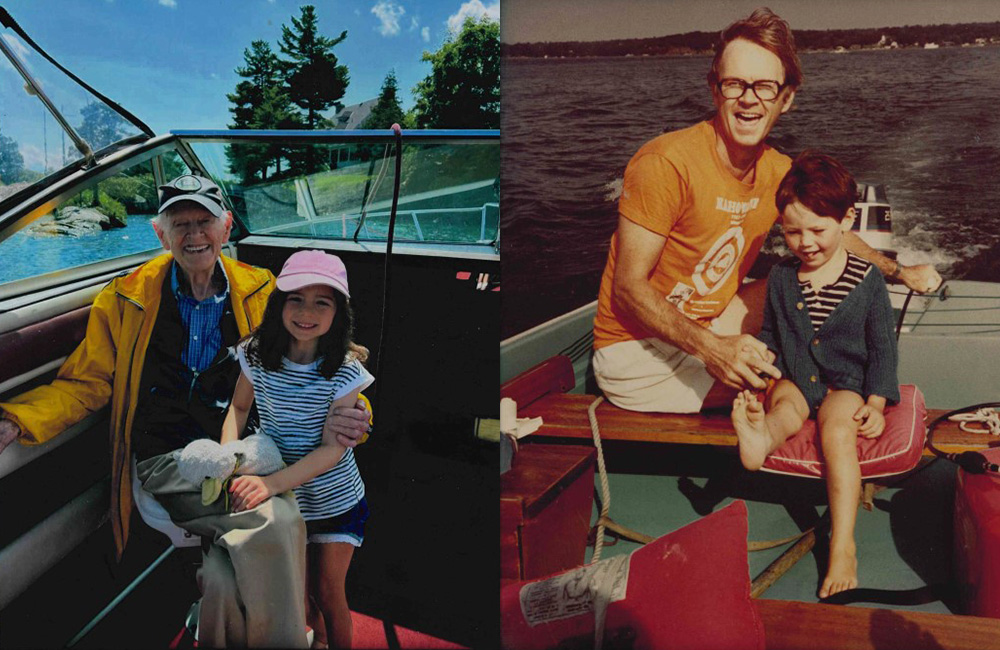Don Rickerd with family members