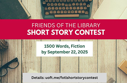 Friends of the Library Short Story Contest poster