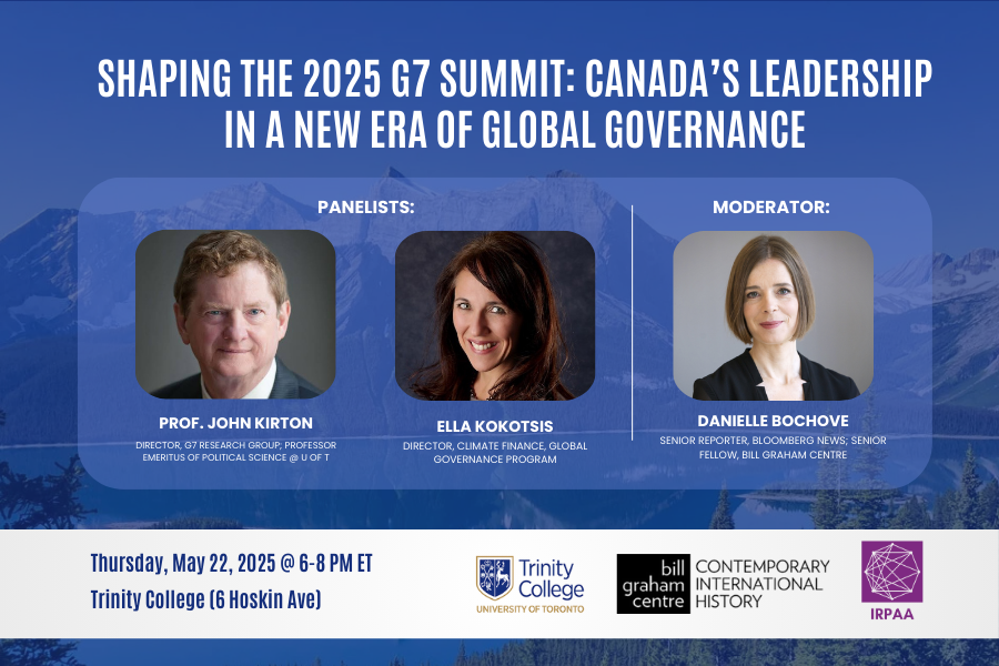 IRPAA G7 Event poster