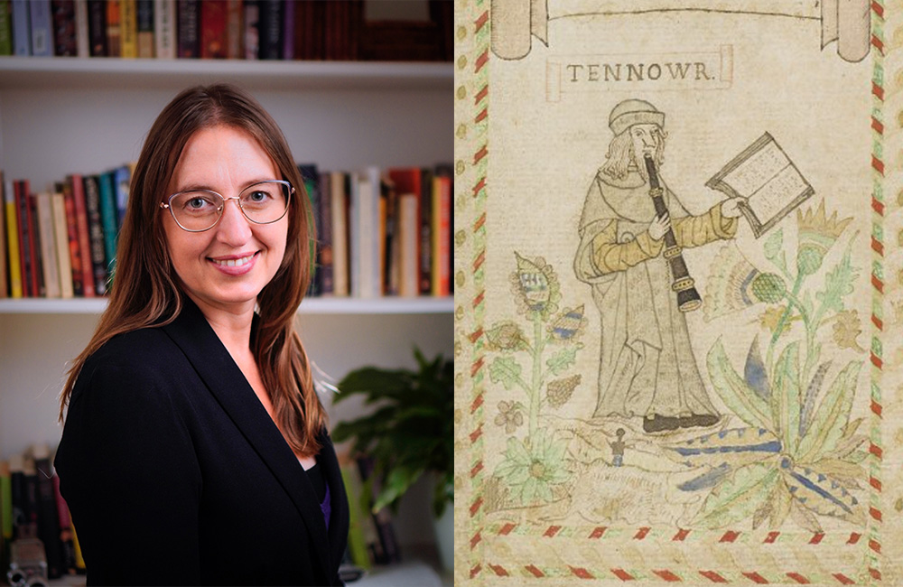 Jaqueline Wylde and illustration of English metrical psalms for news