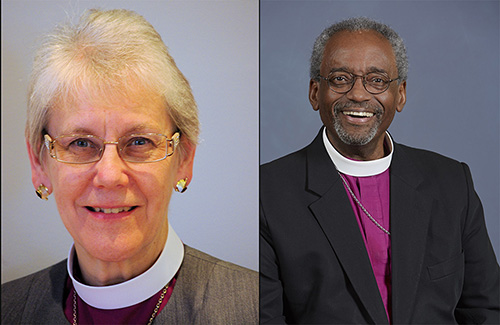 Linda Nicholls and Michael Curry