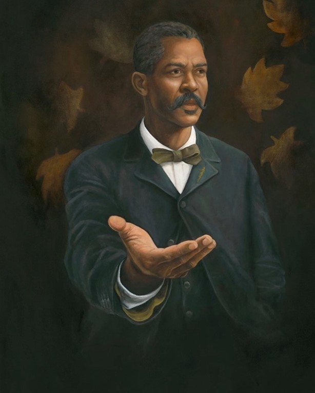 A painted portrait of Dr. Alexander Augusta