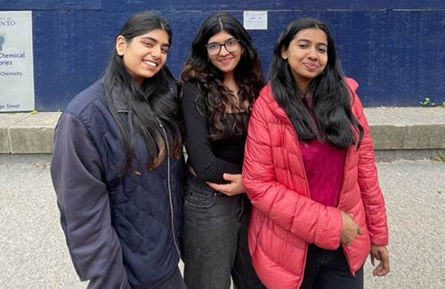 Diya Chandna, Aditi Gupta and Natalia George