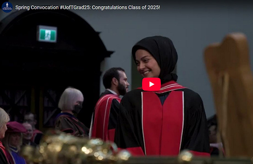 Congratulations to the Class of 2025 - U of T video screenshot