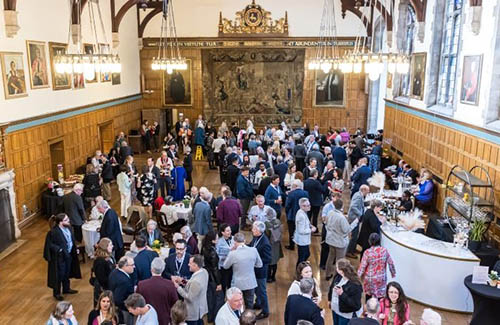 Alumni in Strachan Hall for Trinity Reunion
