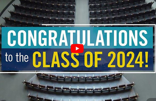 Screenshot of U of T's Congratulations to the Class of 2024 video