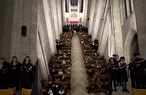Chapel Choir performs in the Chapel
