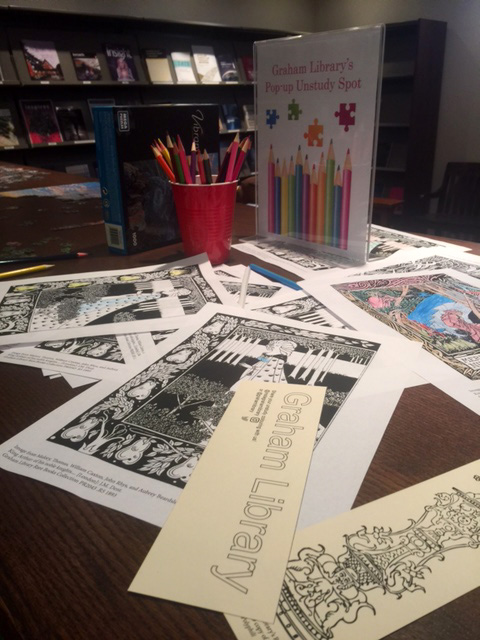 Colouring sheets based on rare and special collections