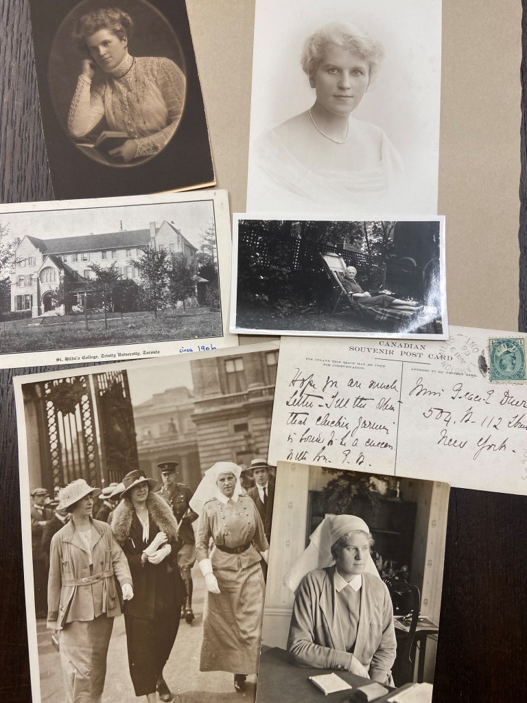 Collage of images Ethel Ridley