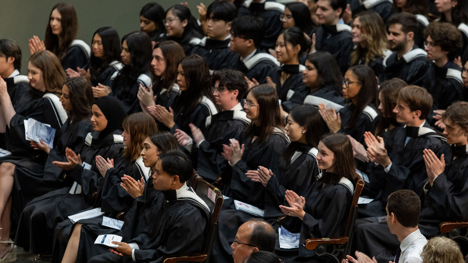 Graduates in Convocation Hall