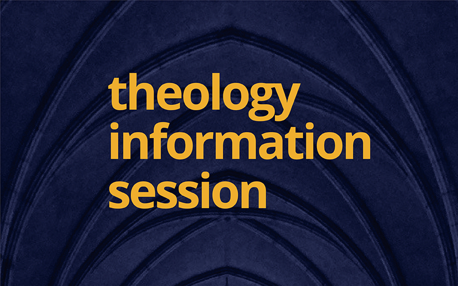 theology information session graphic